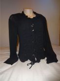 Camisa preta com detalhes HIT tam. P