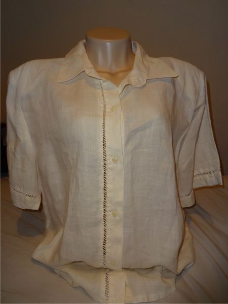 Camisa linho bege DANQUE tam.G